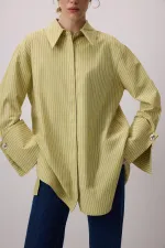 WIDE-CUFFS STRIPED SHIRT WIDE-CUFFS STRIPED SHIRT