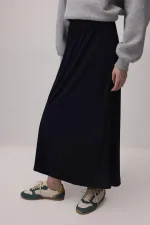 BASIC SKIRT WITH ELASTIC WAISTBAND BASIC SKIRT WITH ELASTIC WAISTBAND