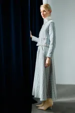 ENSEMBLE VESTE, JUPE ET TWEED