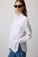 CHEMISE ORNÉE DE PIERRES