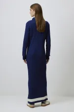 robe en maille à col polo