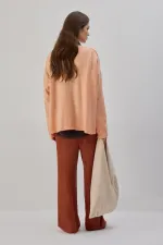 DÜZ RENK OVERSIZE KAZAK