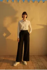 YÜKSEK BEL KUPRA PANTOLON