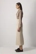 PENCIL SKIRT WITH SLIT DETAIL PENCIL SKIRT WITH SLIT DETAIL