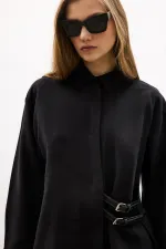 SHIRT WITH BELT DETAIL