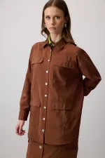 CEP DETAYLI KUPRA CEKET