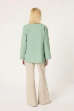 CHEMISE ASYMÉTRIQUE AVEC DÉTAILS PLISSÉS