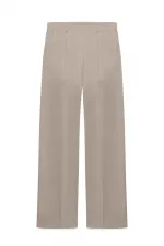 RIBBED CREPE PANTS