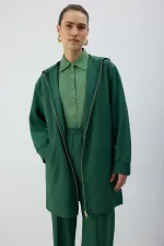 ZIPPED HOODED JACKET ZIPPED HOODED JACKET