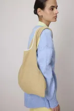 SAC EN TISSU À LUNETTES CONTRASTÉES
