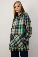 ECO-COATED HOODED SWEATSHIRT