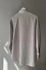 SHIRT COLLAR MELANGE TUNIC