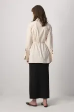 WIDE-CUFFS VISCOSE SHIRT