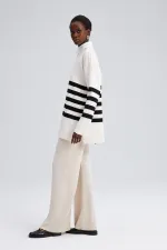 STRIPED KNITTED TUNIC