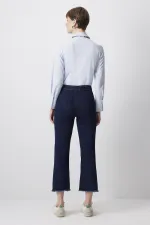 PAÇASI PÜSKÜLLÜ DENİM PANTOLON