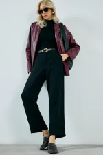 YÜKSEK BEL DUBLE PAÇA PANTOLON