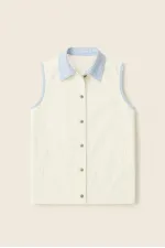 BÜZGÜLÜ GABARDİN YELEK