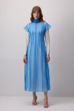 ROBE DEUX PIÈCES EN ORGANZA TRICOTÉE