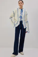 KONTRAST BİYELİ TRİKO HIRKA