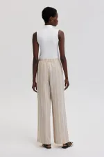 STRIPED PANTS WITH ELASTIC WAISTBAND