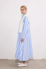 ÇİZGİLİ GÖMLEK ELBİSE