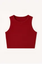 100% COTTON RIBBED BASIC KNIT UNDERSHIRT