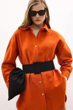 CHEMISE EN CACHEMIRE ÉPAISSE