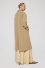 Maxi-size trench coat