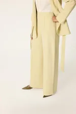 TIE-UP JACKET AND TROUSER SET