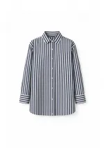 CHEMISE SURDIMENSIONNÉE À RAYURES ÉPAISSES