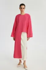 LONG TUNIC WITH FRONT SLIT