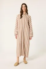 ROBE CHEMISE EN LIN SURDIMENSIONNÉE