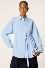 RELAX SHIRT WITH WAIST TIE