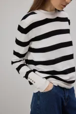 ÇİZGİLİ TRİKO KAZAK