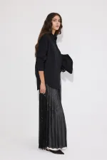 OVERSIZE VİSKON GÖMLEK