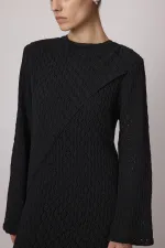 PAMUKLU BRODE ELBİSE