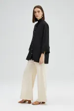 SHIRT WITH LACE DETAILS SHIRT WITH LACE DETAILS