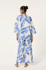 DESENLİ KİMONO PANTOLON TAKIM