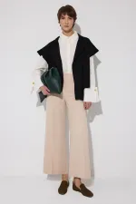 Modal blend flannel ribbed trousers Modal blend flannel ribbed trousers