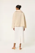 VESTE À TAILLE FRONNÉE