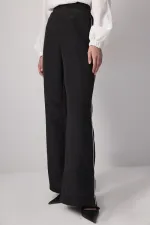 KONTRAST BİYELİ KUPRA PANTOLON