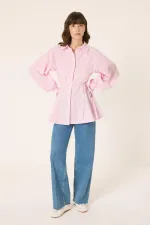 CHEMISE À PÉPLUME RAYÉE