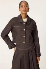 ENSEMBLE VESTE, JUPE ET JEAN