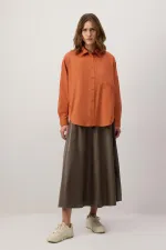 TEK CEPLİ OVERSIZE GÖMLEK