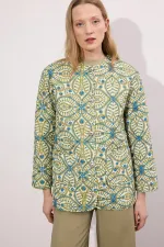 VESTE MATELASSÉE À MOTIFS