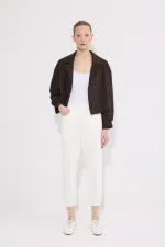 PANTALONS EN MAILLE ÉLASTIQUE