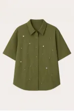 CHEMISE ORNÉE DE PIERRES