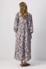 ÇİÇEK DESENLİ ELBİSE