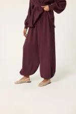 PEPLUM TUNİK ŞALVAR PANTOLON 2'Lİ TAKIM