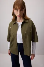 CHEMISE ORNÉE DE PIERRES